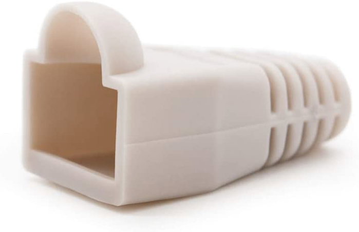Nanocable Funda Sujetacables RJ-45, Gris, 10 unidades